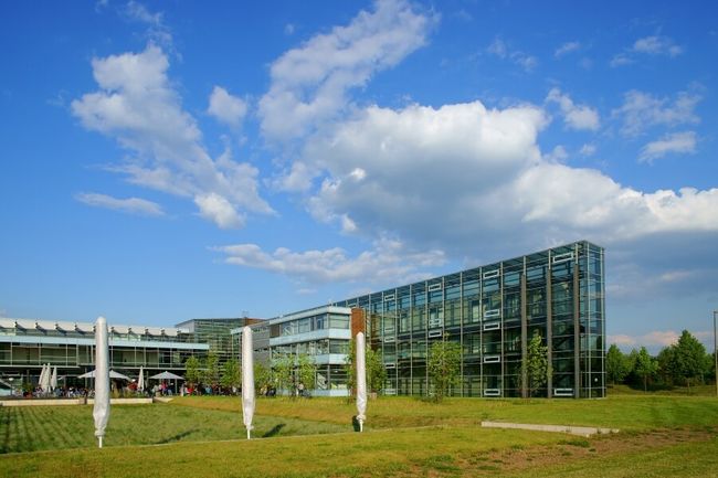 Das moderne Hochschulgebäude in Remagen