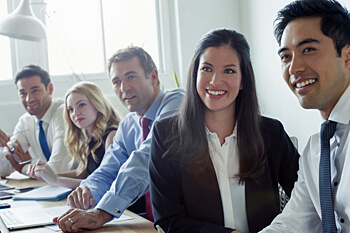 Geschäftsleute im Meeting